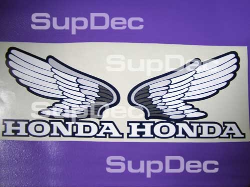 Honda Wings Tank Decal Sticker paar